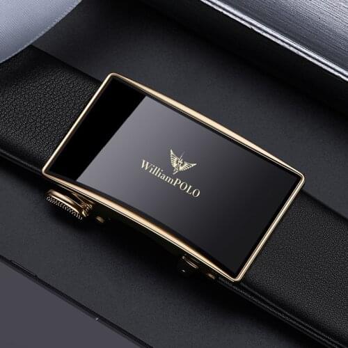 Mens Belt Luxury Brand Automatic Buckle Genuine Leather Harness Designer Belt Gold Male Business Casual Male Trouser Belt 2021