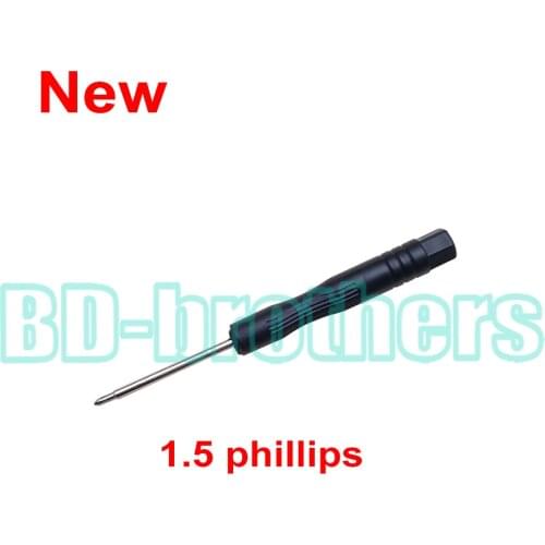 New Stype Black 1.5 phillips Screwdriver Cross Screw Driver Repair Tool for Samsung Phone Toy Repair 1000pcs/lot