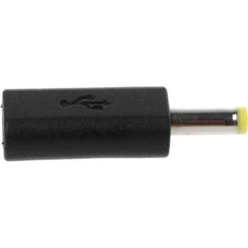 H7JF Micro USB Female To DC 4.0x1.7mm Male Plug Jack Converter Adapter Charge for sony psP and more
