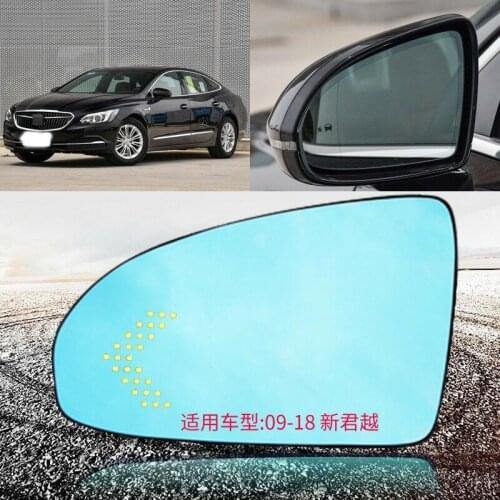 Blue mirror For Buick LaCrosse Rearview Mirror Glare Proof Blue Glasses Turn Signal Heated turn single lamp
