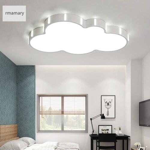Modern lustre Acry Dia42/52cm 110/220V led CEILING LIGHT For Children room Bedroom White Finish Ceiling Lamp light Fixtures