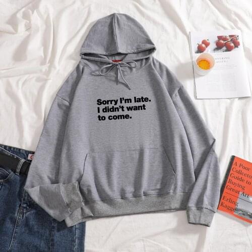 Oversized Cotton Hoodies Women Autumn Letter Print Hooded Sweatshirts Loose Long Sleeve Hoodie Womens White Tops Streetwear
