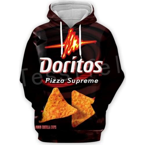 Tessffel Potato chips Snacks bag Funny Sweatshirt Pullover Food Long Sleeve Tracksuit 3DPrint Casual Mens Hoodies Men/Women D16
