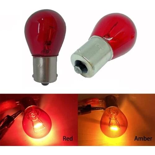 1pcs BAY15D 1157 1156 P21/5W S25 12V Car Clear Glass Lamp Brake Tail Bulb Car Indicator Halogen stop Lamp brake bulbs 12v