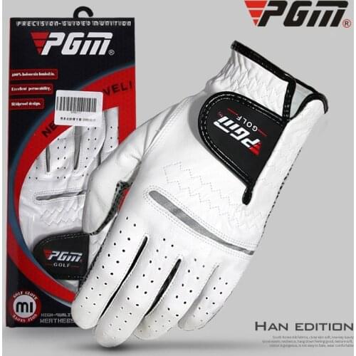 1 PCS Golf Gloves Mens Left Right Hand Soft Breathable Pure Sheepskin With Anti-slip Granules Golf Gloves Golf Men