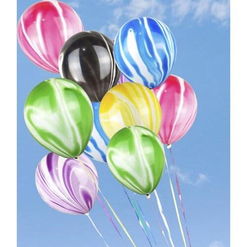 10inch Marble Agate Latex Balloons Wedding Birthday Party Decoration Colorful Cloud Ballons Baby Shower Air Helium Globos Toys