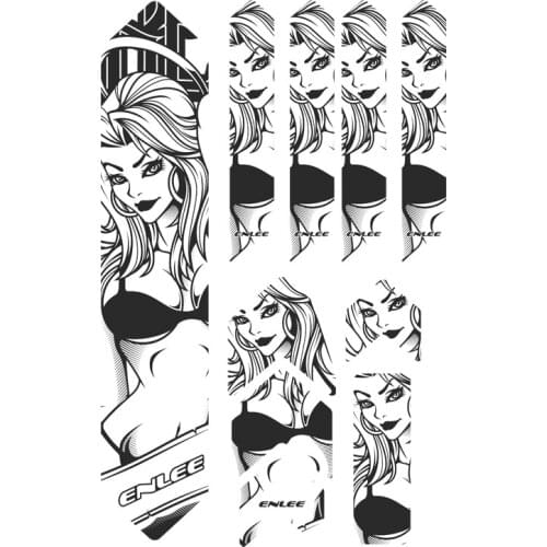 3D Mountain Bike Stickers Frame Scratch-resistant Protector Road Bike Decal Frame Guard PVC Anti-Skid Wear-resistant Frame Cover