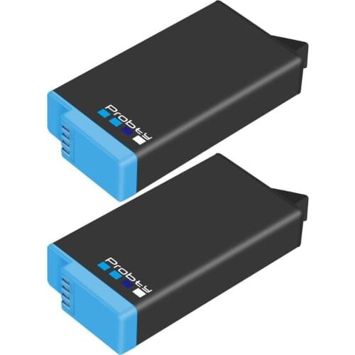 2pcs 1680mAh Battery For GoPro Max Rechargeable Lithium Battery 360 Panoramic Action Camera Batteries Accessories