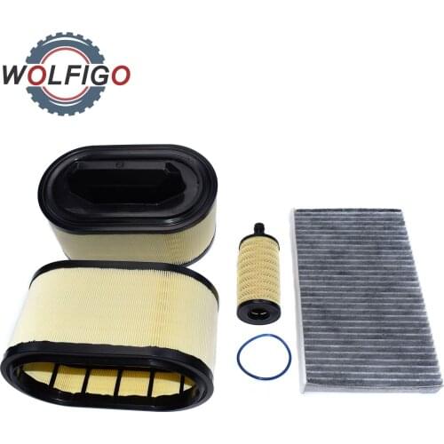 WOLFIGO Car Air Filter For Maserati Quattroporte M156 3.0T/3.8T GTS 2014-2019 LEVANTE M161 3.0T Levante 2016- 670005021 67000154
