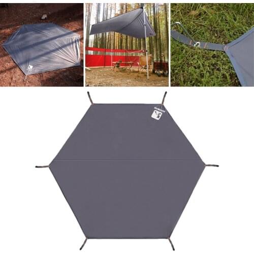 Large Camping Tarp Waterproof Picnic Mat Multifunctional Tent Footprint with Drawstring Carrying Bag for Picnic Hiking