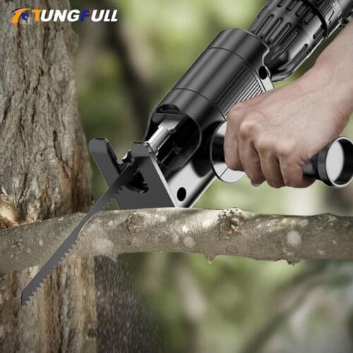 Electric Saw Reciprocating Saw Electric Drill Attachment Metal Cutting Wood Cutting Tool Jig Saw Metal File Hacksaw Wood Tools