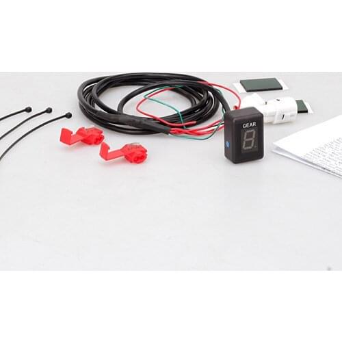 Motorcycle LCD Electronics 6 Speed 1-6 Level Gear Indicator Digital Gear Meter For Yamaha Vmax1200 YZ250F XJR1300 YZ450F YZ125