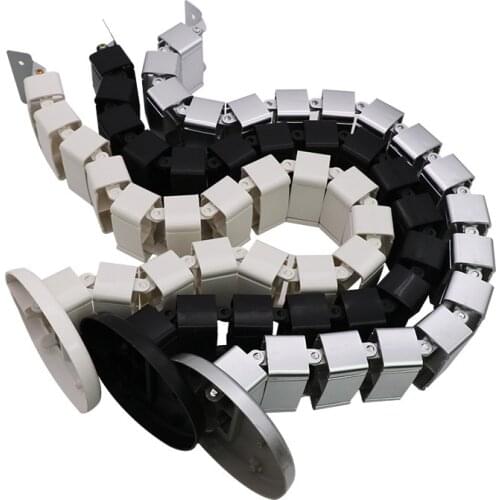 780mm Flexible Cable Organizer Storage Office desk serpentine threading tube tv wire Cord Protector Management Tidy Accessories