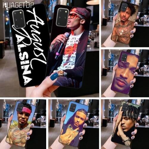 HUAGETOP August Alsina DIY phone Case cover Shell for Samsung S20 plus Ultra S6 S7 edge S8 S9 plus S10 5G lite 2020