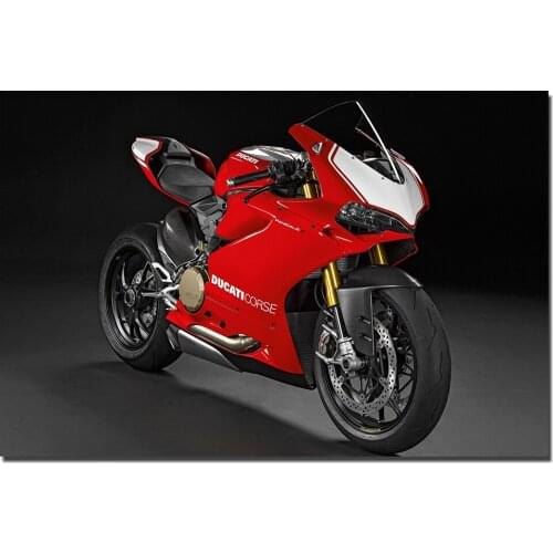 Ducati Panigale R Motorcycle Poster Canvas Print Painting For Living Room Wall Art Pictures Home Decor