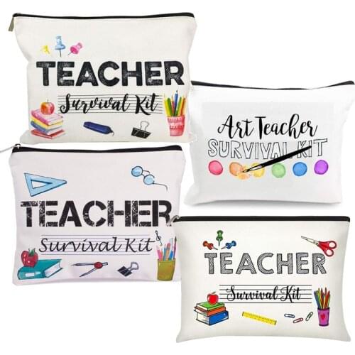 Music art Teacher survival kit Makeup Bag Graduation birthday Thanksgiving Teachers' Day Christmas Appreciation Gift Present