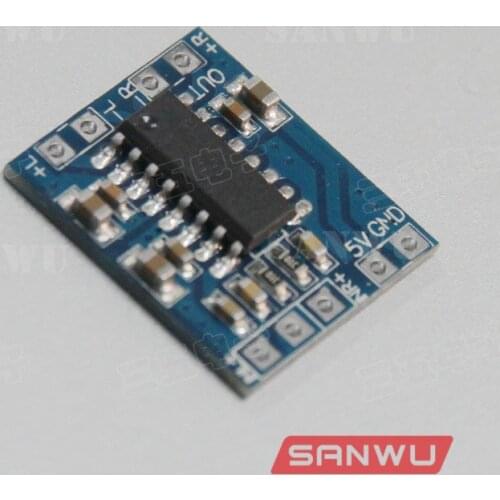 Mini digital power amplifier board USB5V power supply dual channel stereo 3W import PAM8403 power amplifier chip