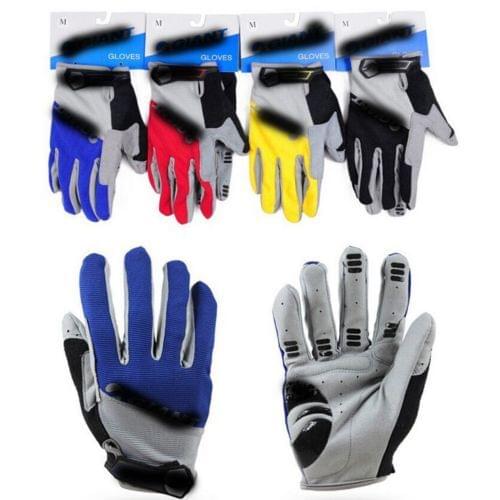 Bicycle Cycling Gel Padded Full Finger Gloves Outdoor Sport Road Mountain Bike Riding Anti-Slip Gloves ATV MX DH MTB BMX Mittens