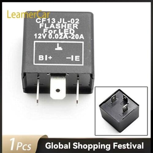Switches Waterproof 12V 3 Pin CF13 JL-02 Flasher Blinker Relay For Car Turn Signal LED Interior Parts Auto Replacement Parts