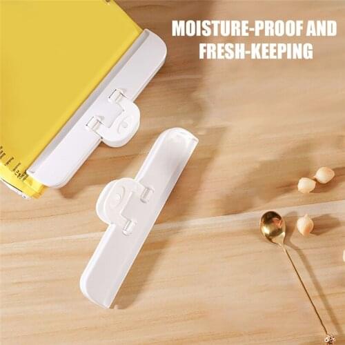 2PCS Bag Clips Sealed spout Kitchen Storage Bag Clip Seal Organizer Food Chip Snack Bag Clip Home Food Close Clip Bag Clamp J50