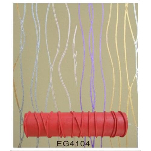 10 inch blue rubber roller wall decoration painting roller 10" DIY decorative wall paint roller without hand grip EG4104