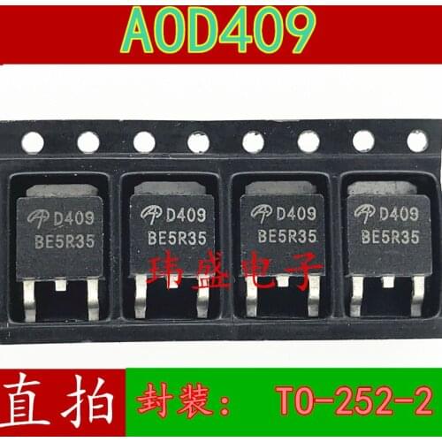 10pcs AOD409 SOT252 MOSFET