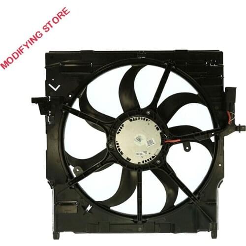 17427634467 for BMW X5 series F15 Car Electric Fan Radiator Brushless Motor Fan engine cooling condenser