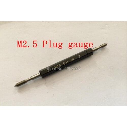 2PCS M2.5 Thread plug gauge gauging tools measurement