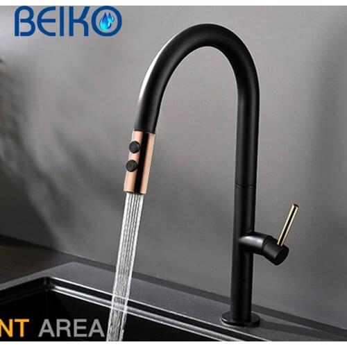 Bakekoo Black Kitchen Faucets