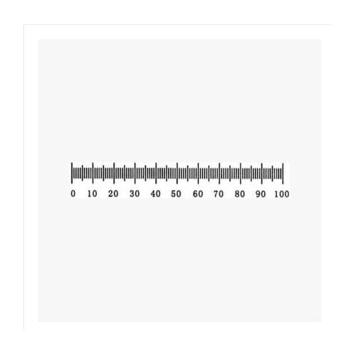 C4 0.05mm Microscope Micrometer Calibration Glass Slide Scale Measuring for Microscopes Stage Eyepiece