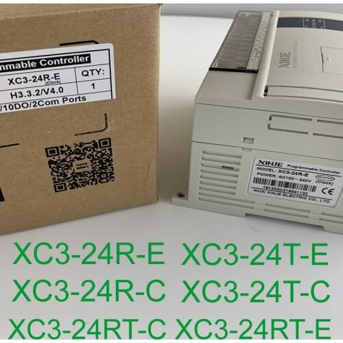 XINJE XC3-24R-E XC3-24R-C XC3-24T-E XC3-24T-C XC3-24RT-E XC3-24RT-C PLC CPU AC220V/DC24V, Have in stock
