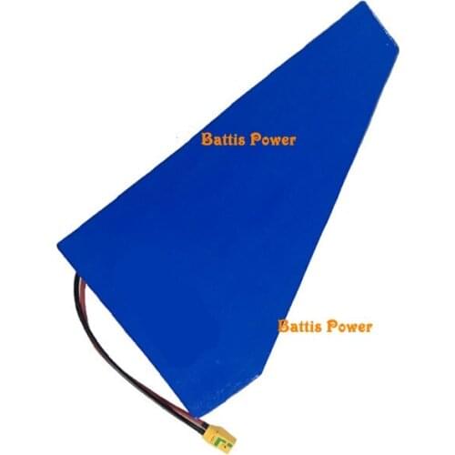 36V 10AH 12AH 15AH 20AH 25AH 8AH small triangle seat bag backup battery for 250w 350w 750w motor scooter ebike +2A Charger