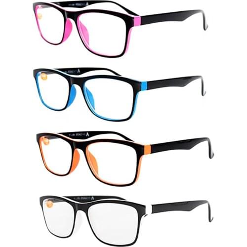 Fureinstore reading glasses tired view presbycia mens glasses Unisex woman various colors with spring hinges