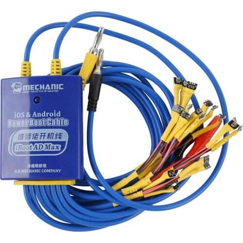 MECHANIC IBoot AD Max Mobile Phone Power Boot Control Line Test Power Supply Cable For Android IOS X/XS MAX/11/11Pro Repair