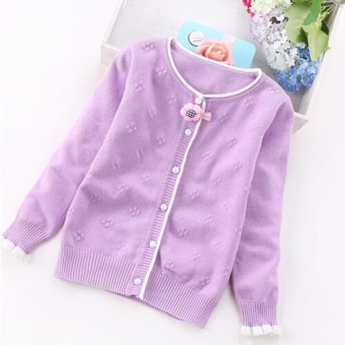 2018 new fashion girls cardigans 2-8years girls wseaters 88671