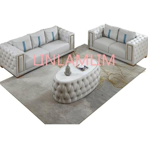 Living room Sofa set диван мебель кровать muebles de sala real genuine leather sofa chesterfield cama puff asiento sala futon