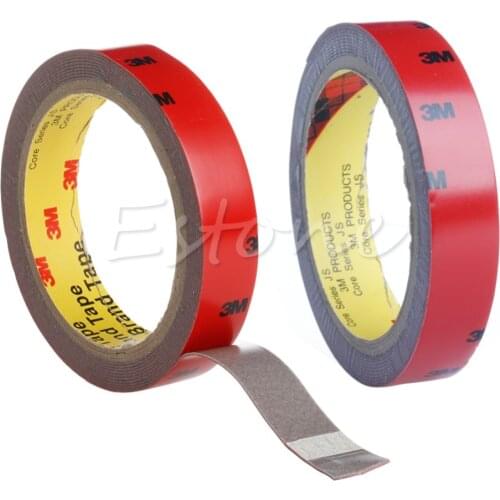 New 0.6/1/2CM 3M Automotive Double Sided Attachment Foam Tape Car Auto Truck Van