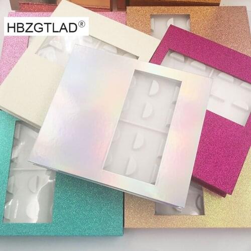 NEW 1/7/set Eyelash Storage Book packaging box 3d mink lashes boxes Eyelashes Sample Catalog Display Card