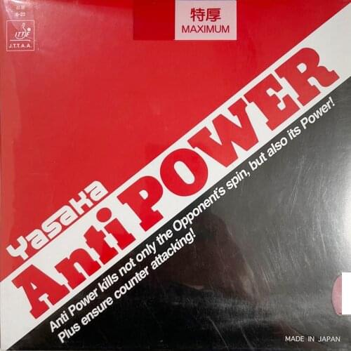 Original Yasaka Anti Power B-22 table tennis rubber Anti Power table tennis rackets racquet sports yasaka rubber pimples in