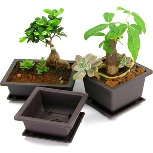 23x17cm Plastic Flowerpot Garden Supplies Plant Succulents Pot Balcony Decorations Bonsai Nursery Pots Maceteros Decorativos
