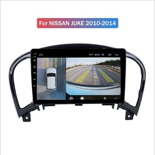 Suitable for Nissan JUKE 10-14 years 360 panoramic combined into one, car GPS navigation integrated machine