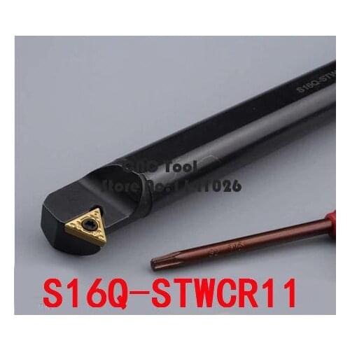 S16Q-STWCR11/ S16Q-STWCL11 Lathe Cutting Tools CNC Turning Lathe Machine Tools Internal Turning Tool Holder boring bar
