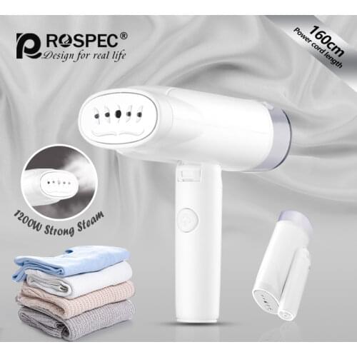 ROSPEC Foldable Handheld Garment Steamer Steam Brush Clothes Generator Steam Ironing Machine Steamer Iron Portable For Traveling