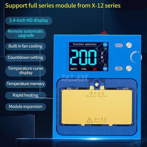 IHEATER PRO motherboard desoldering station for iphone x-12promax main board heating layered degumming repair