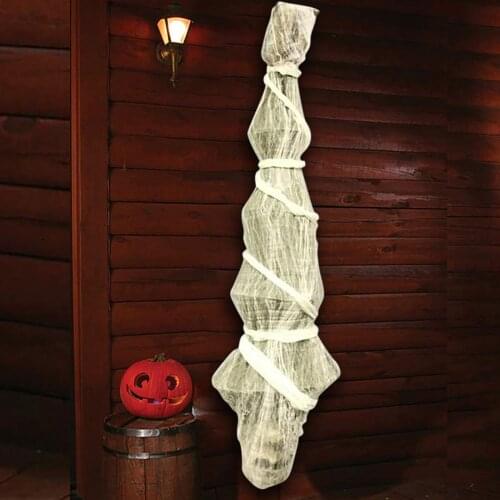 VKTECH 1.8m mummy hanging upside down haunted house decoration props horror decorations hanging ghost Halloween decorations