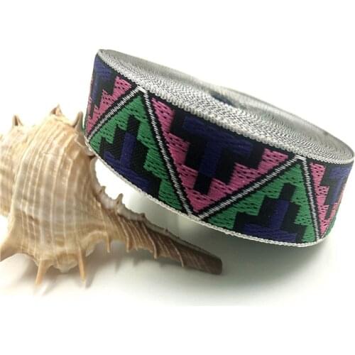 10Yards 18mm 3/4" Pattern Printing Ribbon Wedding Accessory Gift Packing Ribbon Jacquard Sewing Ribbon DIY Handmade Material