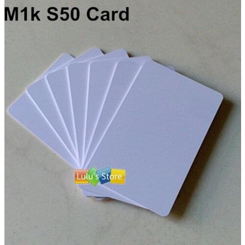 10pcs/lot 13.56Mhz M1k S50 IC cards ISO14443A