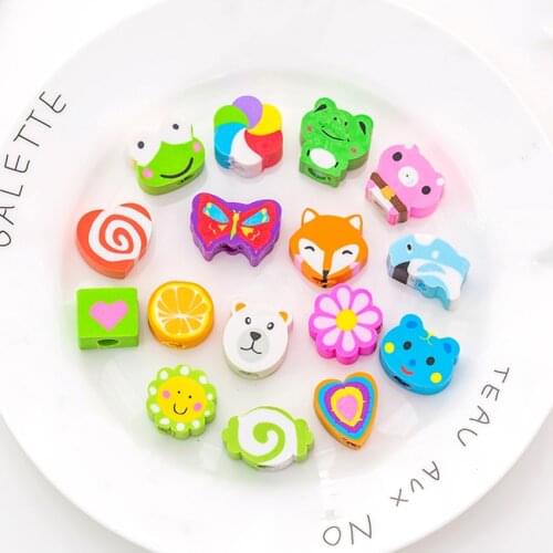 10Pcs Cute Cartoon Animal Fruits Pencil Eraser Student Stationery, Non-toxic Rubbing Erasers Primary Kids Reward School Supplies