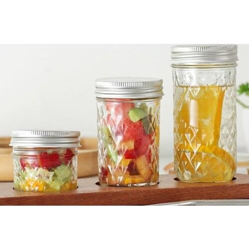5 Set/3 Set 100ML/250ML Small Glass Jar Sealed Can With Cover Kitchen Food Storage Refrigerator Spice Jars Candy Storage Box