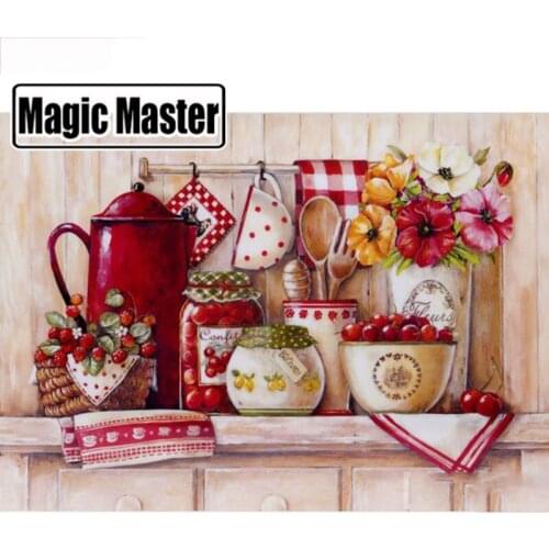 5D DIY Diamond Painting Full Square/Round Drill "Flower fruit" 3D Embroidery Cross Stitch gift Home Decor rs2025